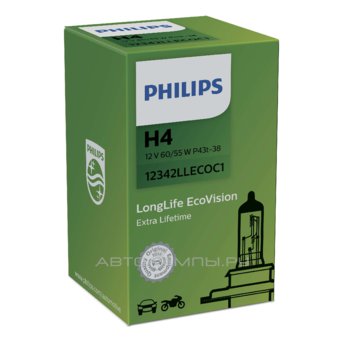 Philips H4 LongLife EcoVision